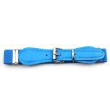 Vanker Candy Color Adjustable Waistband Waist Belt Band for Kids Children(Blue)