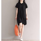 Váy Bầu Đuôi Cá Trơn Đen