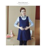 VÁY BẦU XANH THAN CỔ ĐƯC DÀI TAY