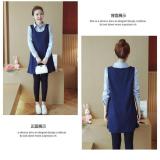 VÁY BẦU XANH THAN CỔ ĐƯC DÀI TAY