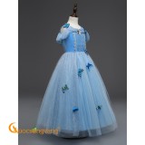 Váy đầm bé gái váy đầm công chúa elsa đính đá GLV045 Cuocsongvang