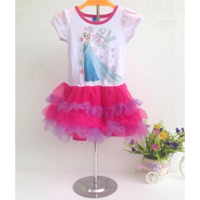 Nơi bán Váy đầm xòe in hình công chúa Elsa