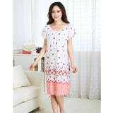 Váy ngủ form suông size lớn hoa hồng - 2xl