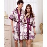 [HCM]Váy Ngủ Kèm Áo Choàng De500 (Tím - L)