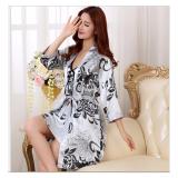 [HCM]Váy Ngủ Kèm Áo Choàng De500 (Xám - L)
