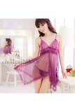 [HCM]Váy ngủ Sexy Voan mỏng đệm Ren.vn (tím)