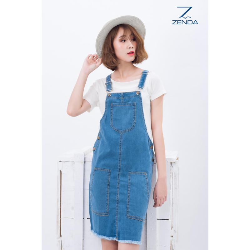 Nơi bán VÁY YẾM DENIM TÚI NGỰC TUA LAI GẤU