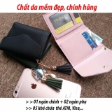 Ví nữ MINI thời trang nắp gập tua rua - LetN (Đen)