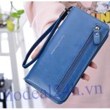 Ví cầm tay nữ nhiều ngăn size lớn