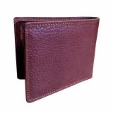 Ví da BÓP DA bò HANDMADE (A19V)(Nâu) REQUA SHOP