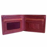 Ví da BÓP DA bò HANDMADE (A19V)(Nâu) REQUA SHOP