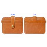 Spk187 women's genuine cowhide leather wallet card holder