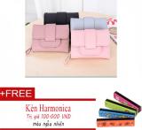 [HCM]Ví mini cầm tay xinh xắn(hồng) + Tặng kèn Harmonica