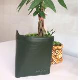 Ví nam da thật PAPA PPVM003 (Xanh Lá)