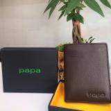 Ví nam da thật PAPA PPVM004 (Màu Nâu)