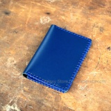 Ví Nhỏ handmade da  thật Galaxy Store GVM02 (Xanh Navy)