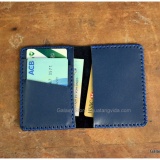 Ví Nhỏ handmade da  thật Galaxy Store GVM02NU (Xanh Navy)