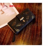 Ví nữ cầm tay BOTUSI LEAF02(ĐEN)