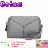 Ví Nữ Cầm Tay Da cao Cấp BOTUSI-DB02(XÁM)