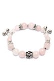 Vòng tay đá thạch anh hồng charm Tỏi's Accessories (hồng)