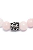 Vòng tay đá thạch anh hồng charm Tỏi's Accessories (hồng)