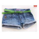 Woman Girl Fashion Leather Belts Waistband Belts 1441 (Yellow) - intl