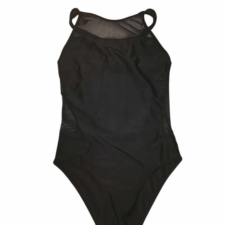 Women Backless Elastic Swimwear Swimsuit Black (Intl)