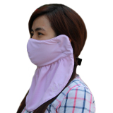 [HCM]zigzag MAS00409- Khẩu trang lớn chống nắng UPF50+ (Hồng)