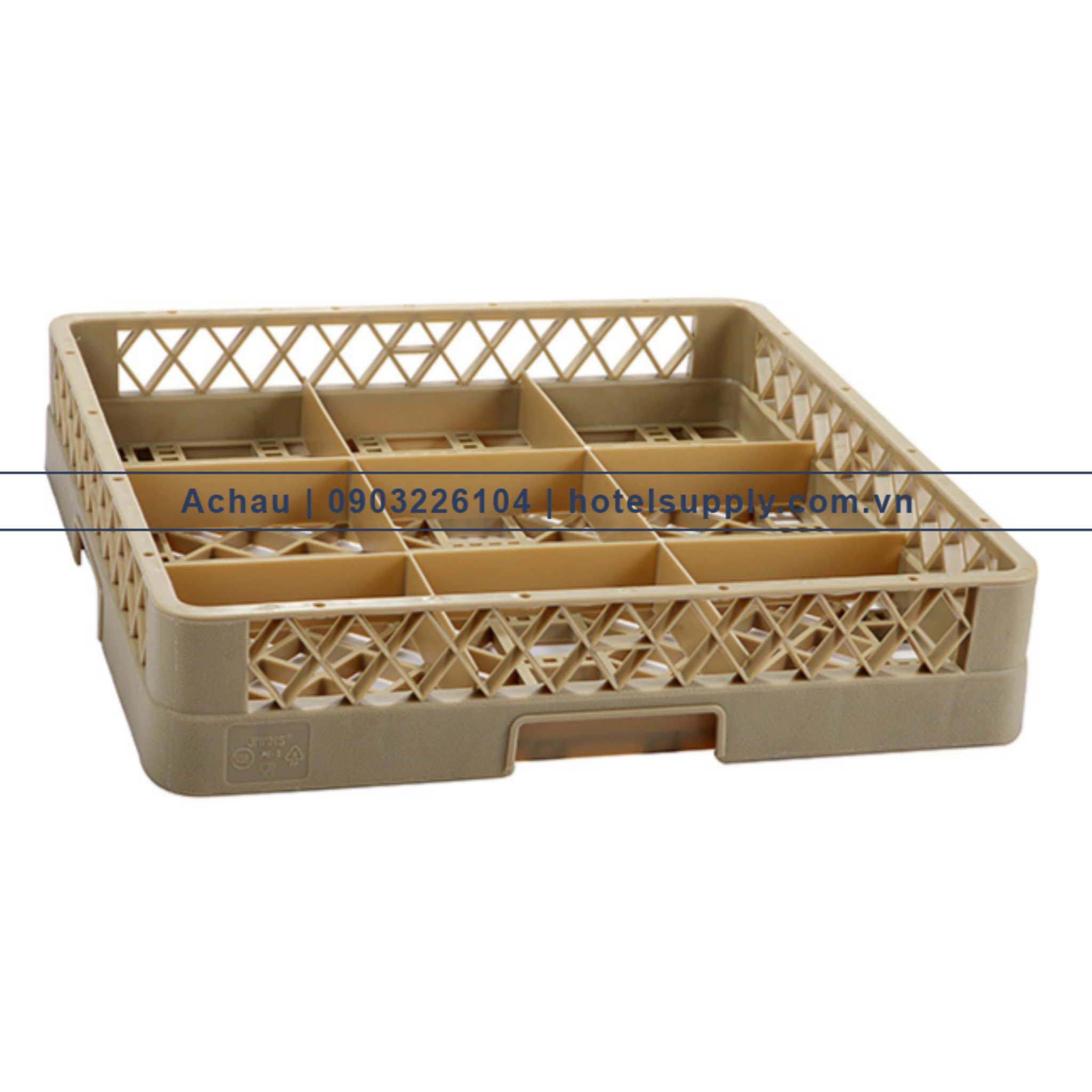 Khay nhựa đựng ly cốc - Rack để ly nhà hàng, Dùng với máy rửa ly
