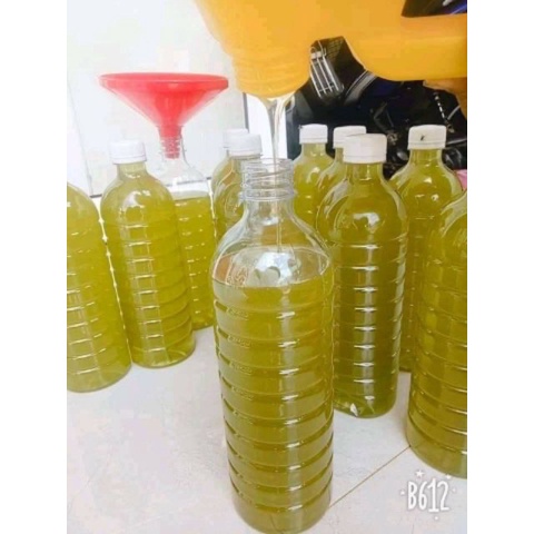 Chai nhựa 1000ml nắp đen- trắng