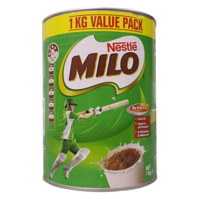Sữa bột milo úc hộp 1 kg