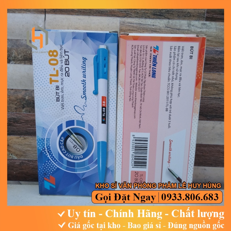 Bút bi mực xanh nét đẹp xịn .TL08