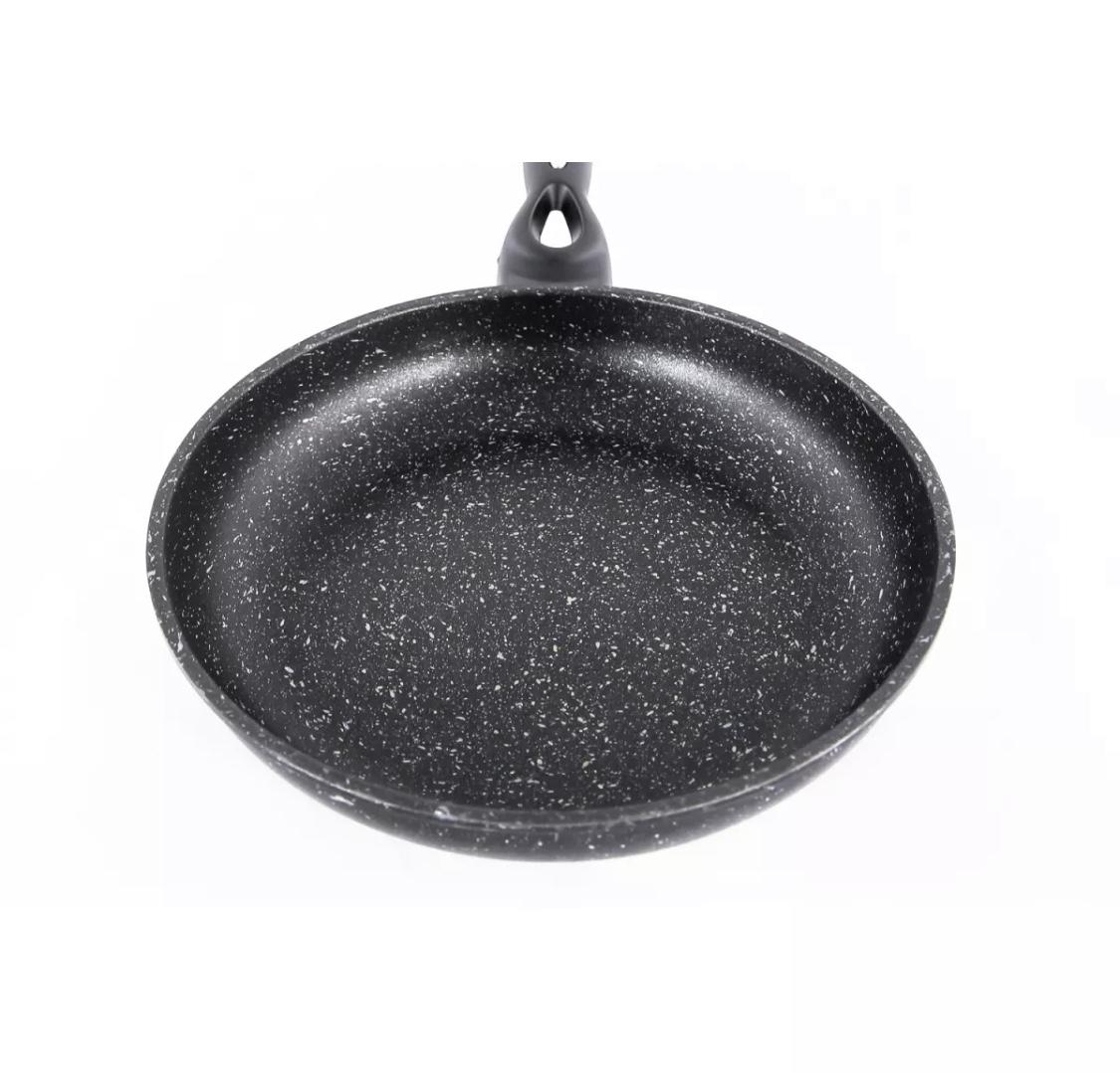 Chảo siêu bền đá SUNHOUSE 28cm SBD28 (Đen)