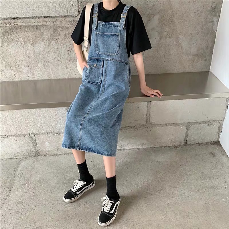 YẾM VÁY JEAN NỮ FROM DÀI CHẤT BÒ MẪU MỚI Binstore94 BT661
