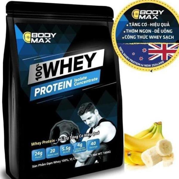 Whey Protein BODY MAX- VỊ CHUỐI 1450G nhập khẩu