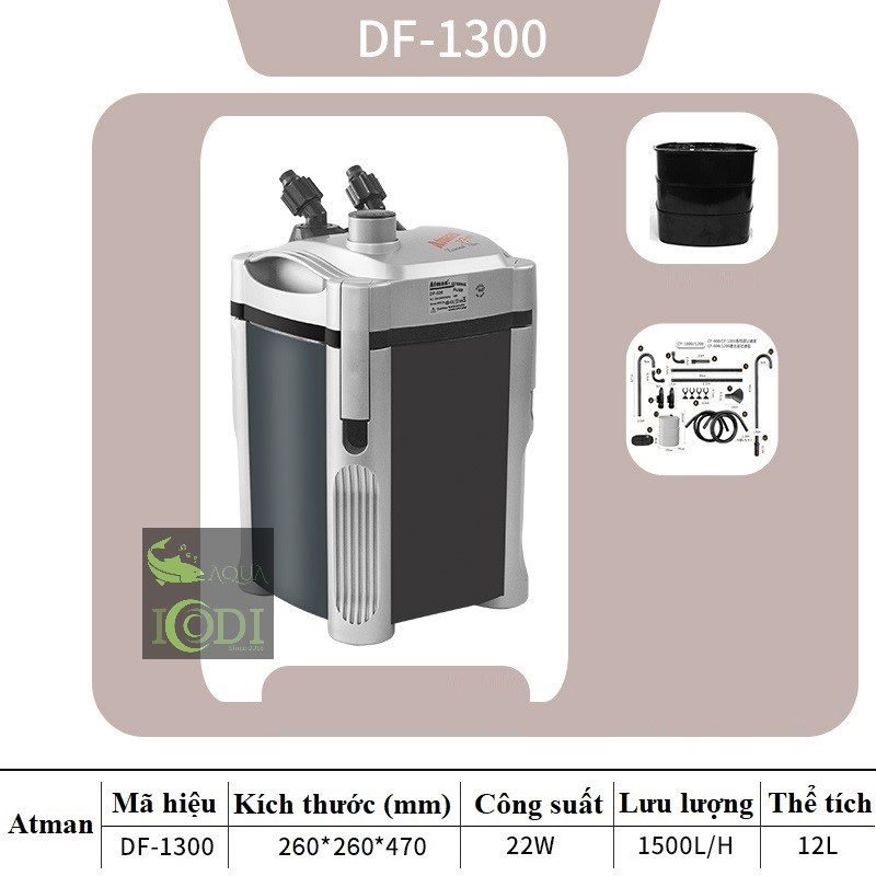 Máy lọc thùng Atman DF-1300
