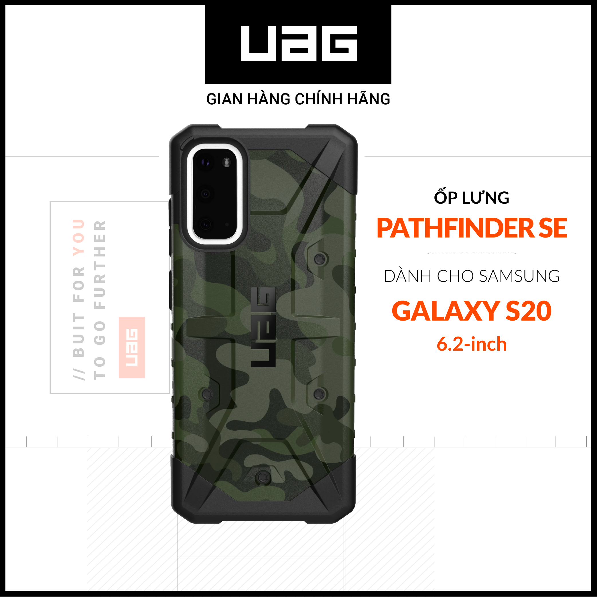 Ốp lưng UAG Pathfinder SE cho Samsung Galaxy S20
