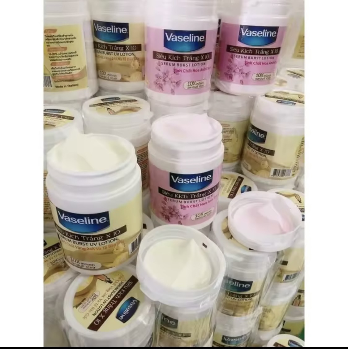 Kem kích trắng x10 vaseline Thái Lan