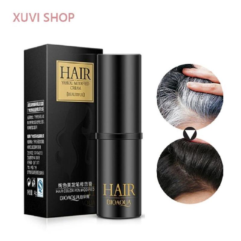 Son Che Tóc Bạc Cao Cấp, Nhuộm Phủ Bạc Dạng Thỏi Sáp Làm Đen Tóc Tạm Thời - XUVI SHOP cao cấp
