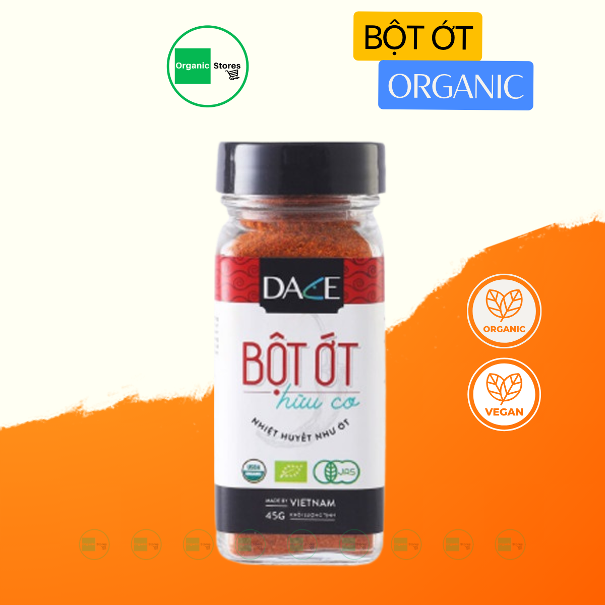 Organic Chili pepper powder 45gr-dace