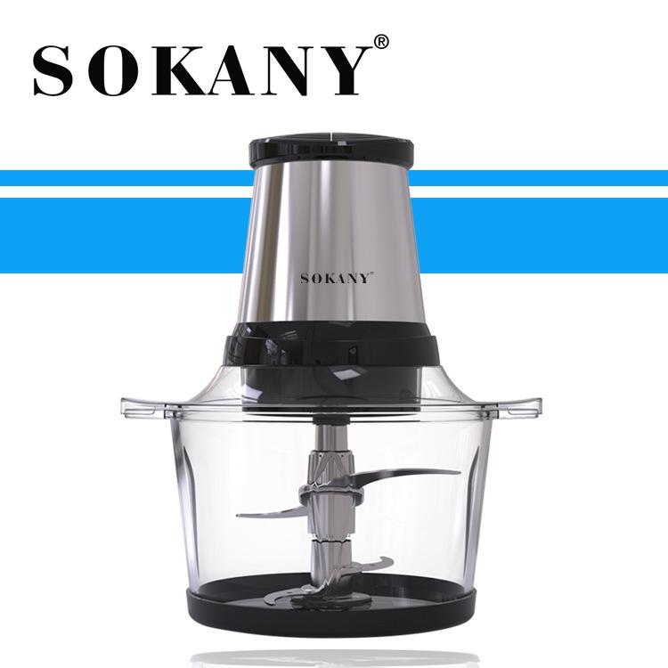 Máy xay sinh tố, máy xay hoa quả, máy xay thịt, thực phẩm Sokany công suất cực lớn 800W với hai tầng dao xay siêu mịn - ĐỔI MỚI 1-1, BẢO HÀNH 1 NĂM NẾU CÓ LỖI -