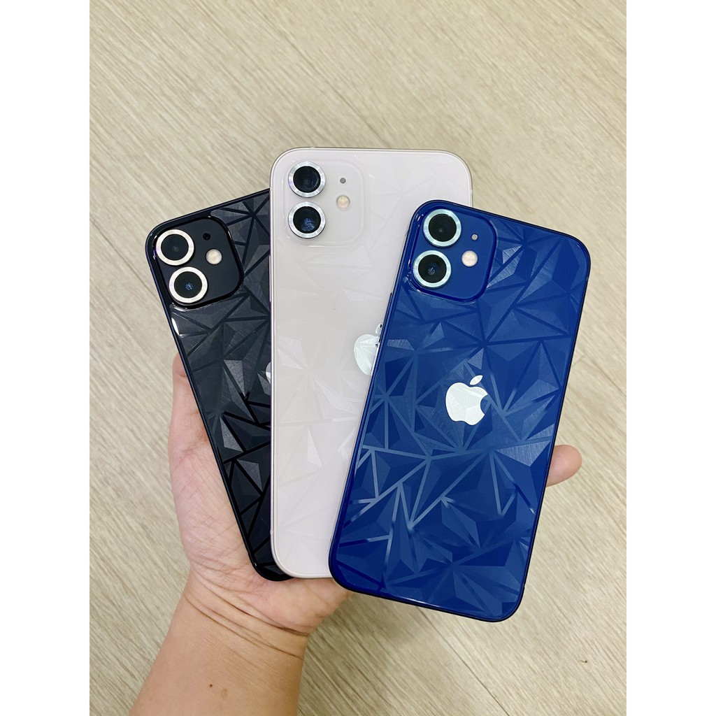 Dán mặt lưng 3d kim cương iphone 12 - 12 pro - 12 pro max - 11 - 11 pro - 11 pro max - x - xs max - xr - 8plus - 7plus