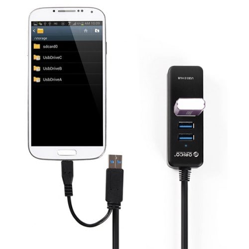 Bộ chia 4 cổng ORICO có kèm cáp OTG