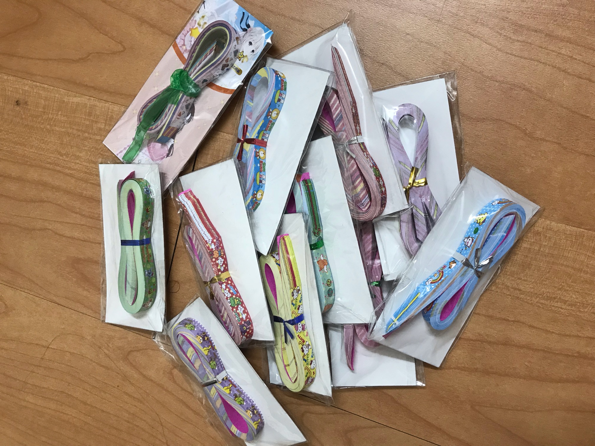 Set 5 Vỉ Giấy xếp sao - Vỉ 50 tờ