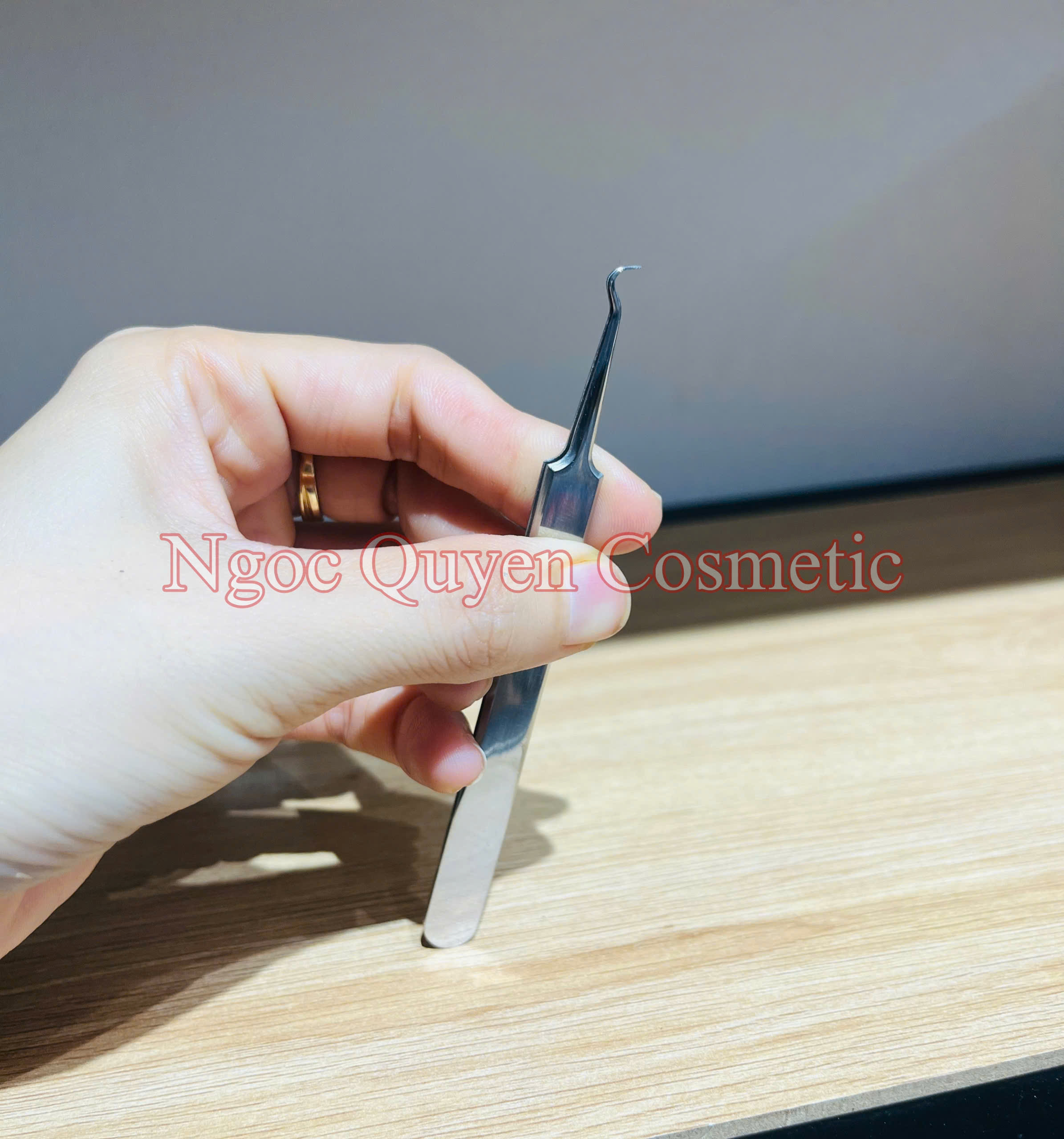 Nhíp Gắp Mụn Đầu Cong -Nhíp Lấy Mụn Spa Đa Năng