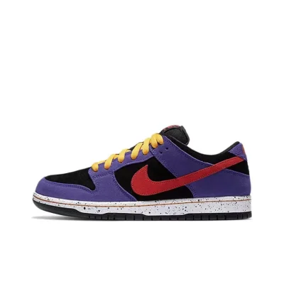 2021 SB Dunk Low Pro "ACG" Black and Purple Men's and Women's Sports Basketball Shoes Skateboard Shoes All-match Casual Shoes