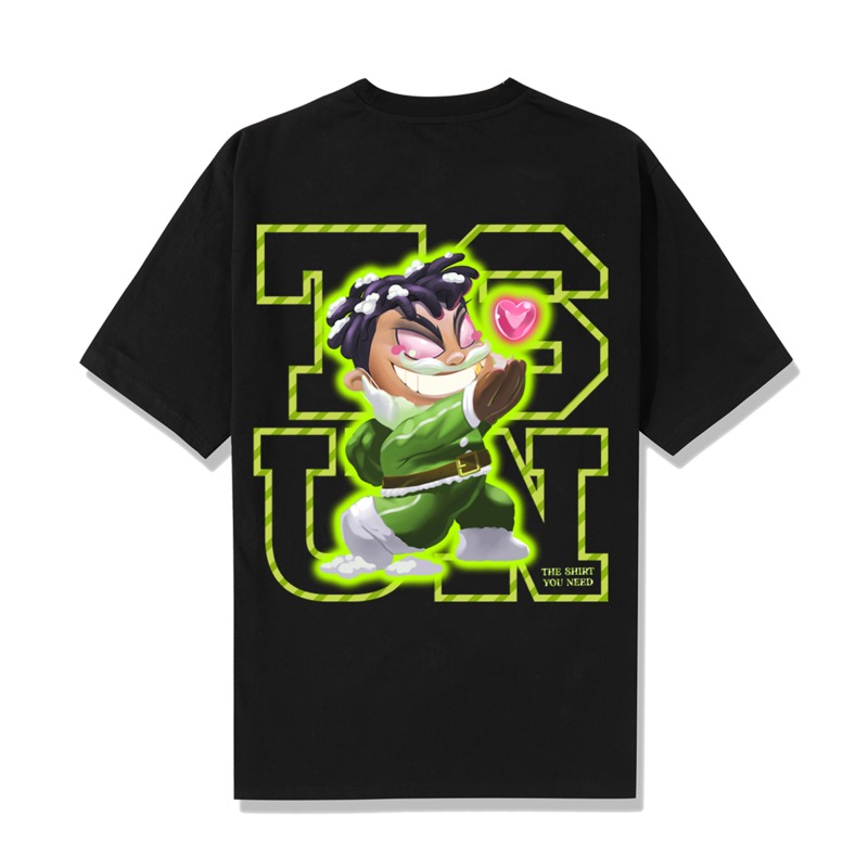Áo thun TSUN Santa - Đen - Unisex