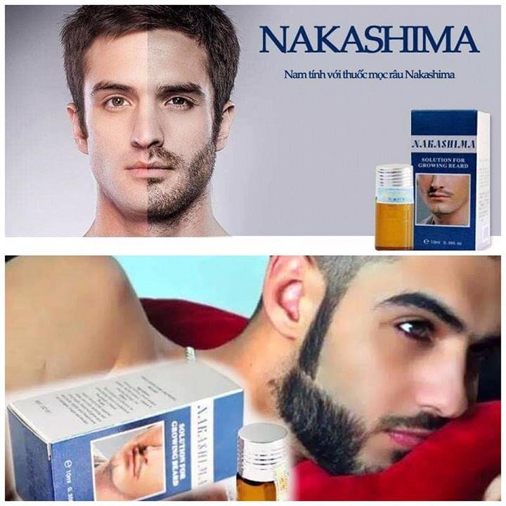 [HCM]Kích Thích Mọc Râu Nakashima Nhật 10ml