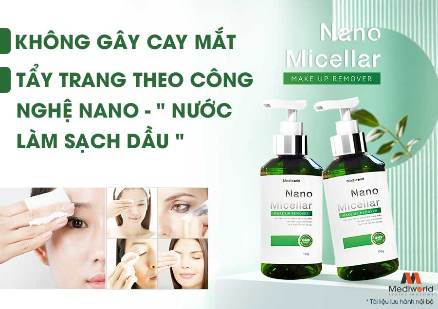 Tẩy trang Nano Micellar Make Up Remover 150ml
