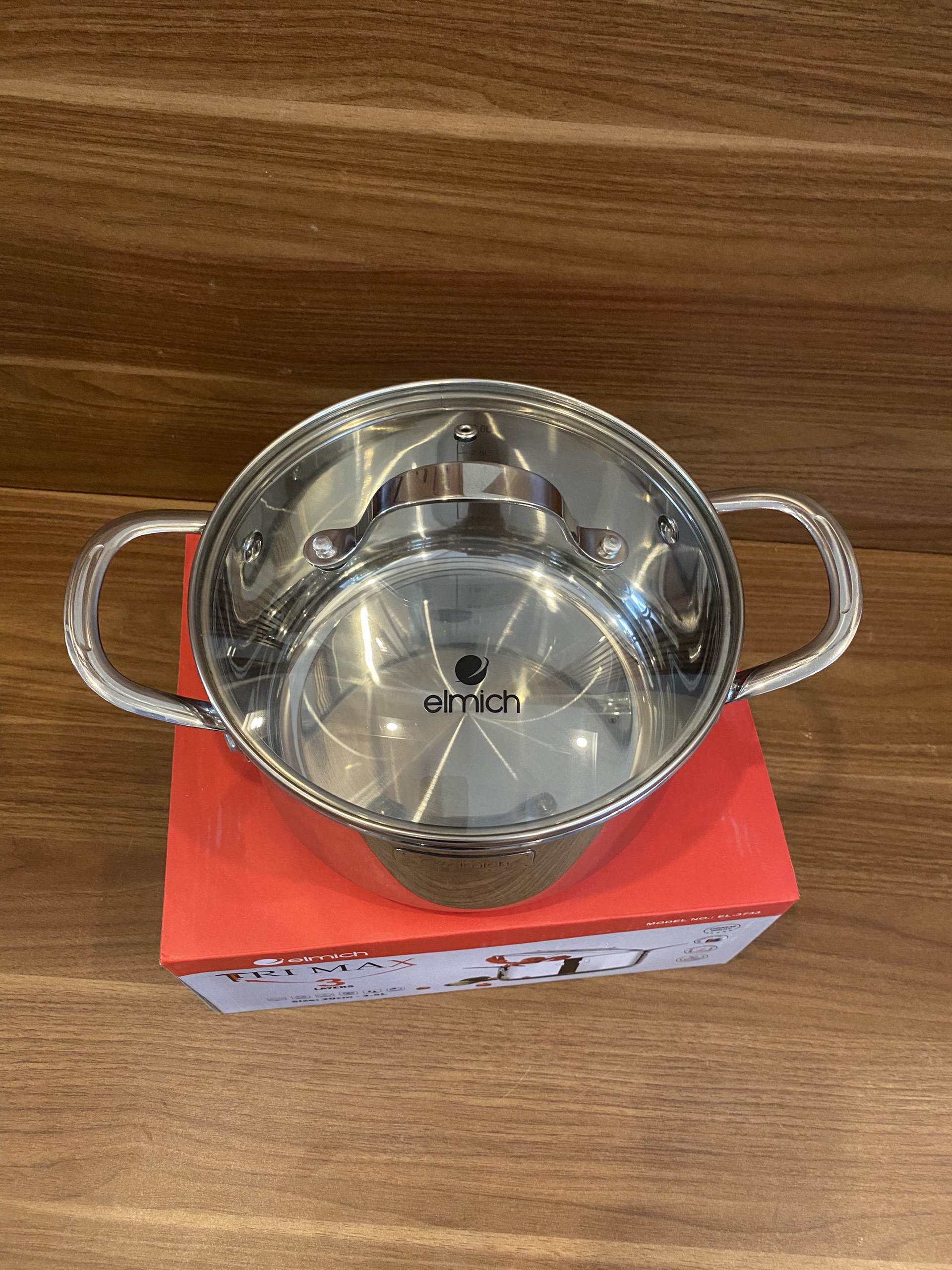 NỒI INOX CAO CẤP 3 LỚP ĐÁY LIỀN TRI-MAX 20CM